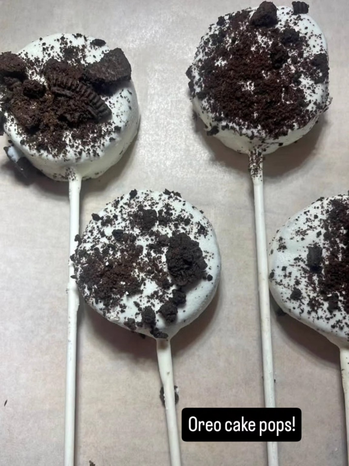 Oreo cake pops